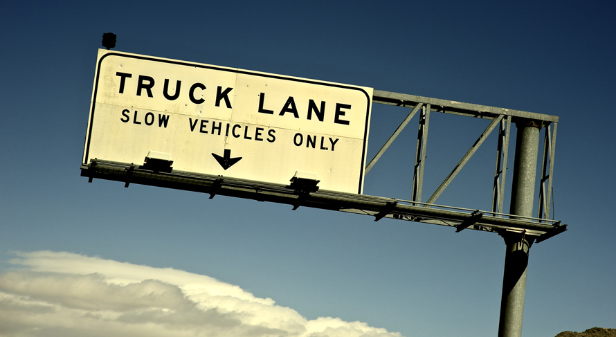Truck land restrictions in california