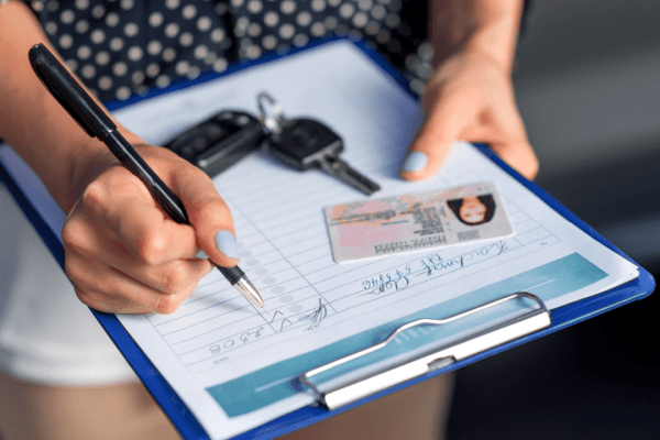 CDL driver reviewing accident documentation and license renewal timeline showing how long does an accident affect your CDL