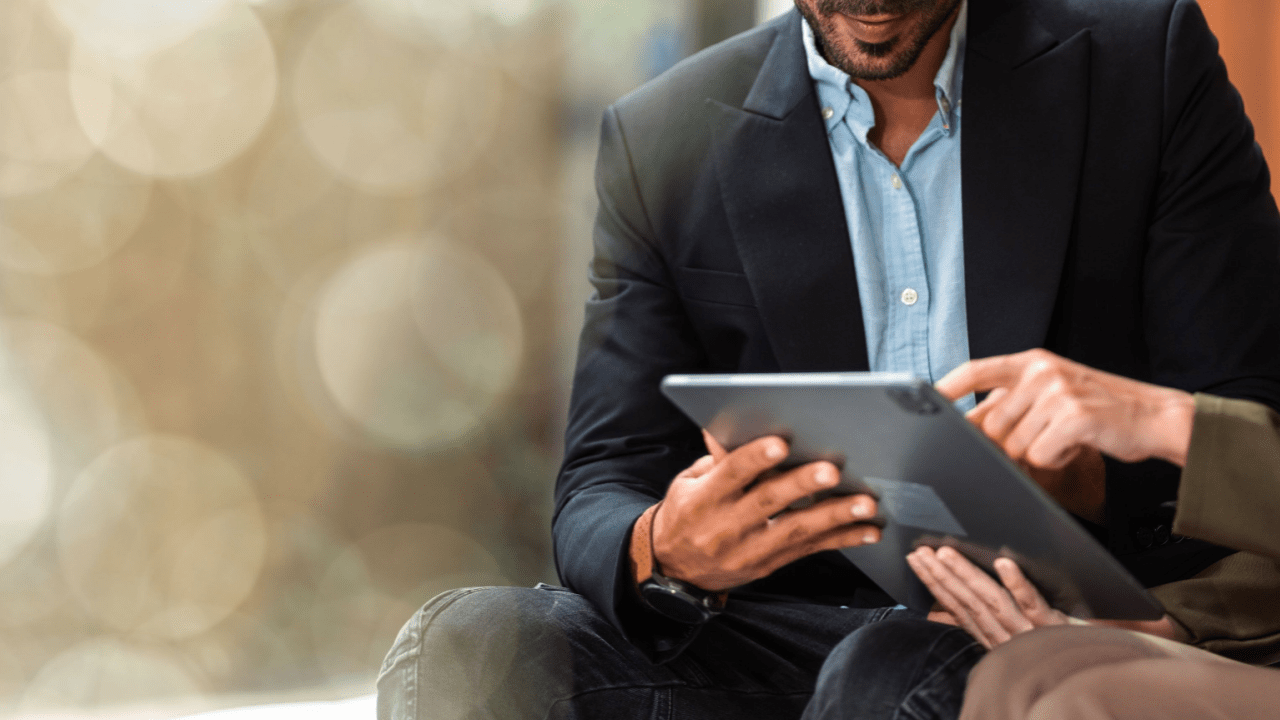 Professional reviewing what not to say to insurance after an accident guidelines on tablet device