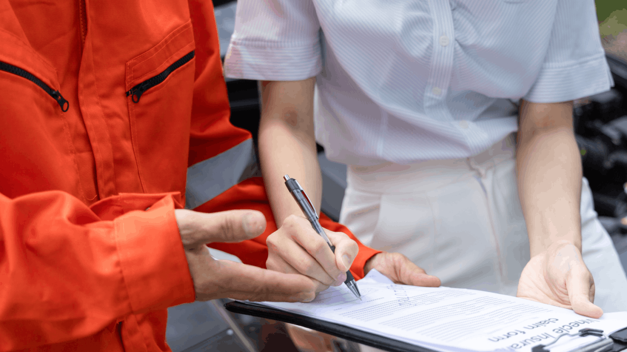 Truck accident victim reviewing settlement negotiation timeline documentation with attorney to understand how long truck accident negotiations usually take