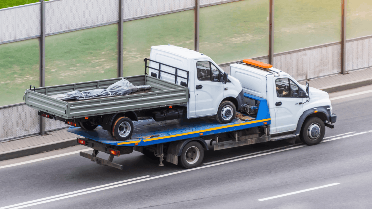 are semi trucks safe in a crash flatbed towing semi trucks on highway