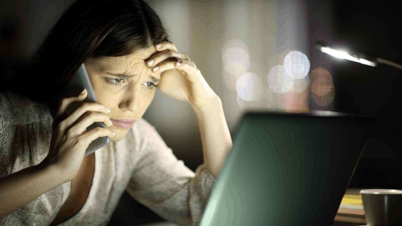 Woman stressed about missing the claim deadline after a trucking accident